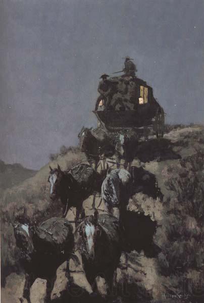 Frederic Remington The Old Stage-Coach of the Plains (mk43)